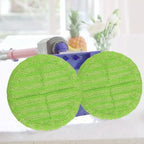 Microfiber Mop Pads For Electric Floating Mop With Rotating Heads, 6.3 Inch Diameter, Highly Absorbent And Machine Washable, Fits Tile Hardwood Laminate Floors(8PCS)