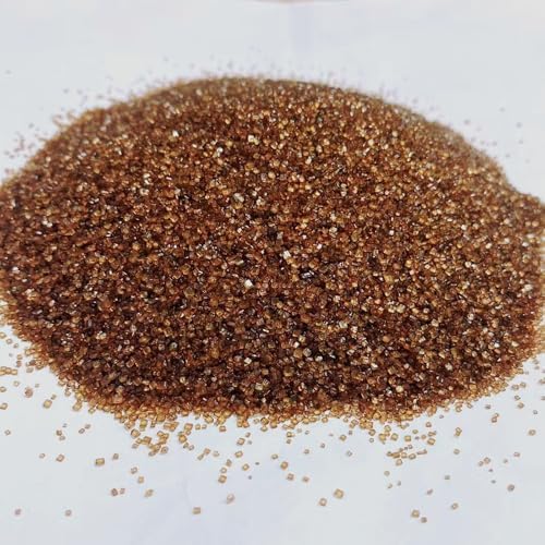 Sentovac Brown Sanding Sugar for Baking Edible Sparkling Coarse Sugar Crystals Sprinkles for Baking Topping Cake Cookie Cupcake Topper Ice Cream Decoration Supplies 3.2 OZ