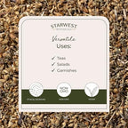 Starwest Botanicals Organic Yarrow Flowers - Dried Loose Leaf Herb for Tea, Cut & Sifted, Certified Kosher, Non-GMO - 4 oz Bag