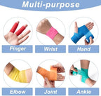 16 Pack Self Adhesive Bandage Wraps,2" X 5 Yards Non-Woven Elastic Cohesive Bandage Wrap, Color Athletic Tape for Wrist, Vet Wrap, Ankle Tape (Multicolour)