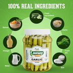 Jersey Pickles - Garlic Dill Spears Fresh (Half Gallon) - Fresh, Keto-Friendly, and Perfect for Snacks, Sandwiches, or Salads – The perfect Pickle Jars Cornichon for Families or Gatherings
