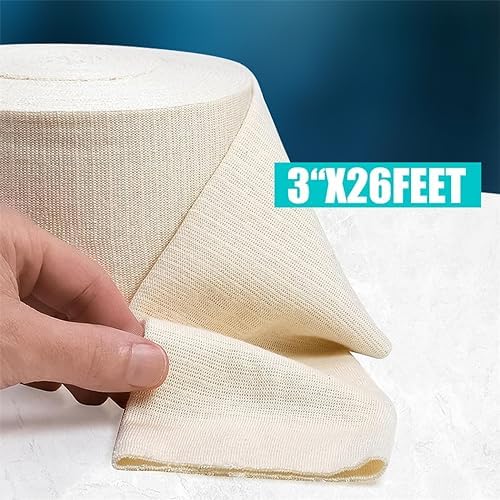 Tubular Bandages Elastic Support Bandage Size D Washable Compression Bandage Compression Wrap Roll for Arms Lower Legs 3in X 26ft