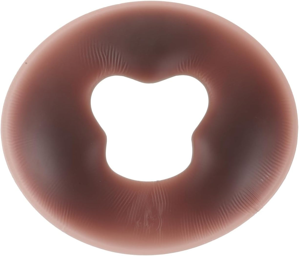 Silicone Spa Face Pillow Soft Flexible Massage Headrest for Beauty Salon Home Spa Facial Relaxation Support 11.81X9.84X0.59In