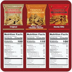 BITETUOSO Tempura Mushroom Chips, Tempura-Style Mushroom Snack, Ready-to-Eat Crispy Oyster Mushrooms, Plant-Based Crispy Snack, Original BBQ Plant-Based Cheddar Variety Pack, Individually Wrapped 1.41oz (6 Pack)