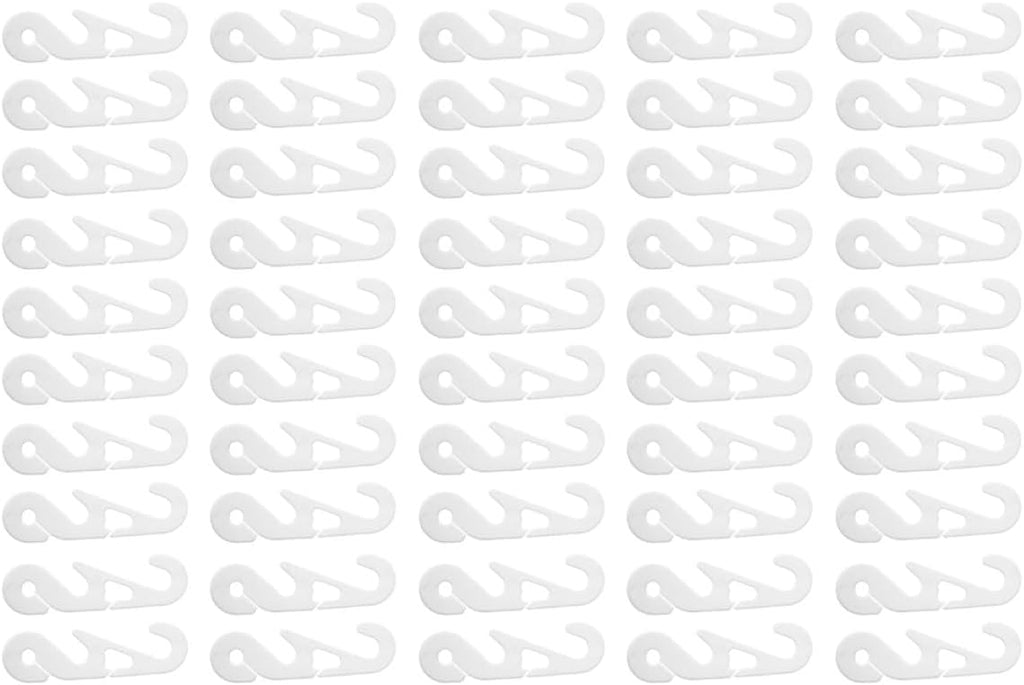 Mobestech 50pcs Adjustable Mask Strap Buckles Ear Strap Accessories Mask Rope Extension Buckle with Ear Pressure Relief Hooks