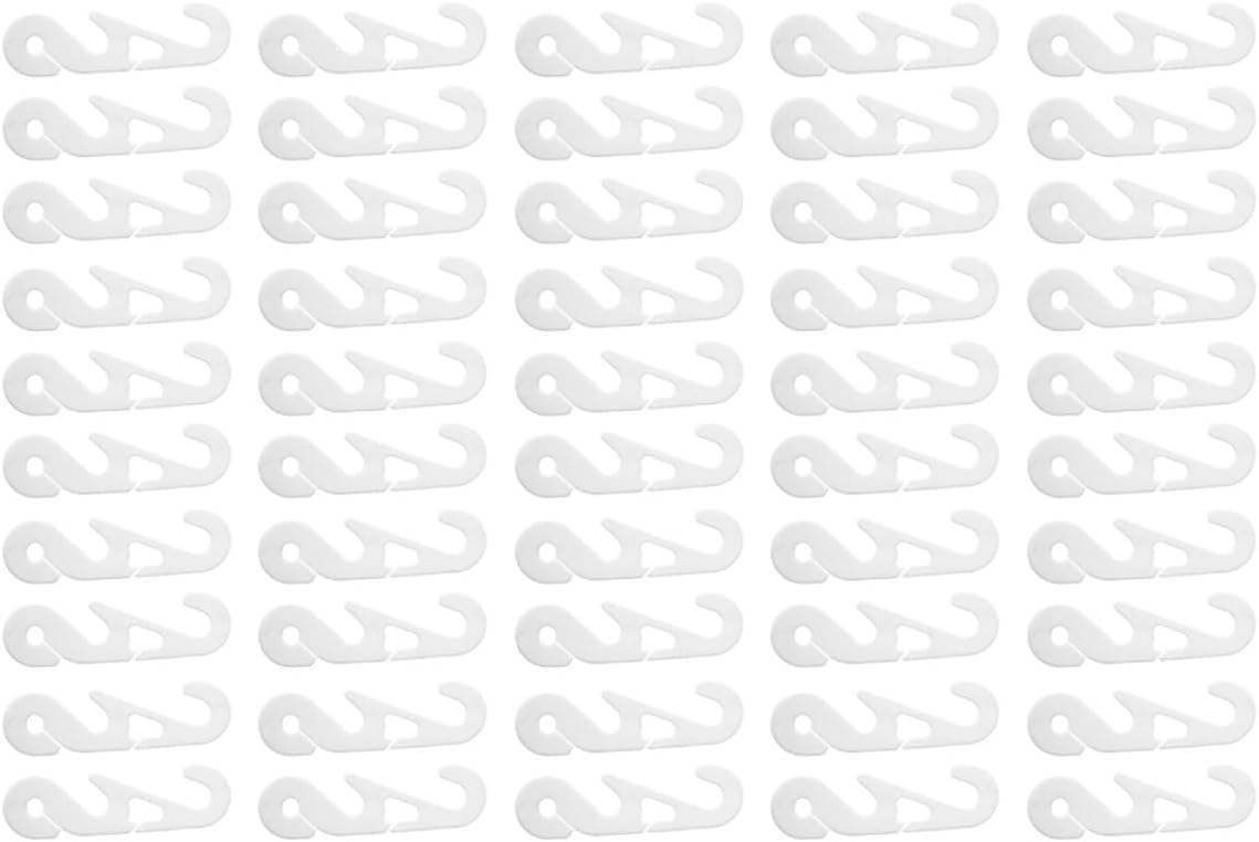 Mobestech 50pcs Adjustable Mask Strap Buckles Ear Strap Accessories Mask Rope Extension Buckle with Ear Pressure Relief Hooks
