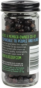 Frontier Co-op Whole Juniper Berries, 1.28 Ounce Bottle, Rich and Piney for Soups, Marinades, Pickling and Sauerkraut