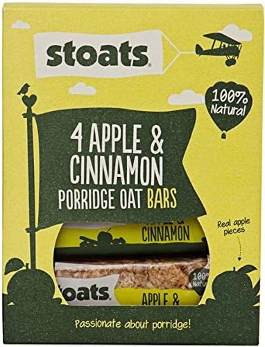 Stoats - Porridge Oat Bars - Apple & Cinnamon - 200g