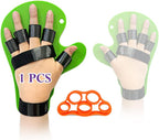Hand Brace Resting Hand Splint Finger Stroke Recovery Equipment Straightener Extender Therapy Equipment with Finger Support (Fit Right or Left Hands)