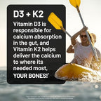 NatureWise Vitamin D3 1000IU + K2 (MK7) 100mcg with Organic Extra Virgin Coconut Oil - Supports Calcium Absorption, Bone & Immune Health - Non-GMO, Soy & Gluten-Free - 90 Softgels[3-Month Supply]
