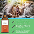 Au Natural Organics Oat Oil for Skin and Hair - Organic Cold Pressed Avena Sativa Kernal Oil, Moisturizing Face & Body Oils for Eczema, Scars & Dry Skin - Soap Making, Cleansing & Hydration, 100ml
