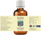Pure Saffron Essential Oil (Crocus sativus) Steam Distilled 2ml (0.06 oz)