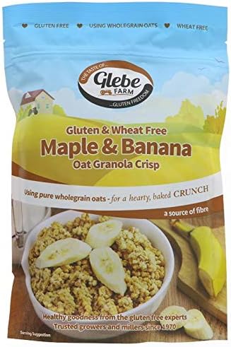 Glebe Farm Granola Maple & Banana GF 325g (Pack of 6)