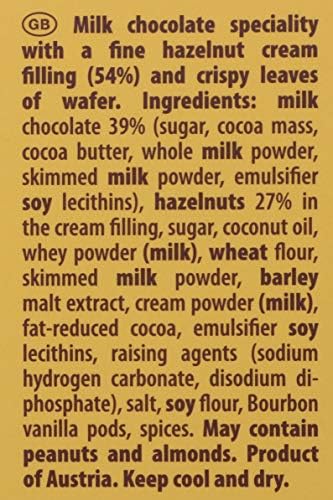 Loacker Tortina Premium Chocolate Coated Wafer, Original 125g/4.41 oz.