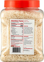 Iberia Basmati Rice Jar, 2 Pounds, Extra Long Grain, Naturally Aged Indian White Basmati Rice, Natural Basmati Rice in Food Grade Jar.