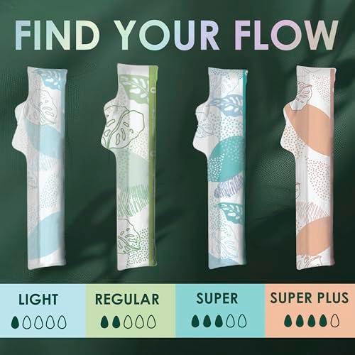 L. Cotton Tampons Regular/Super Absorbency Multipack, Contains an Organic Cotton Core, Made Without Synthetic Pesticides, or Fragrances, 84 Count (2 Packs of 42)