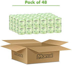 Marcal Pro Toilet Paper 100% Recycled - 2 Ply, White Bath Tissue, 242 Sheets Per Roll - 48 Individually Wrapped Rolls Per Case Green Seal Certified Toilet Paper 03001