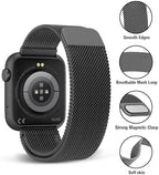 EarlySincere Smart Watches for Men Women Blood Pressure, 1.9" HD Full Touch Screen, Fitness Tracker with Heart Rate Blood Oxygen Sleep Monitor, IP67 Waterproof Smartwatch for Android iOS
