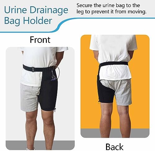Urine Drainage Bag Holder, Catheter Bags Stabilization Device, Foley Catheter Urine Bags Holder Nephrostomy Drainage Bag Cover