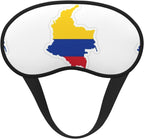 Colombia Flag Map Sleep Mask 100% Light Blocking Eye Mask for Sleeping, Sleep Mask for Unisex for Travel/Nap