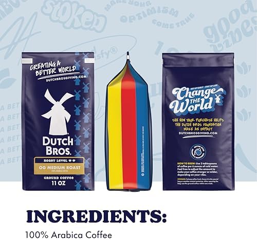 Dutch Bros® OG Medium Roast, Ground Coffee, Bagged 11oz