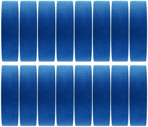Guard-Tex® Blue Finger Tape 3/4 inch - Self-Adhesive No Residue - 16 Rolls - 90ft Per Roll - 1440ft Total