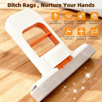Mini Foldable Desktop mop, Portable mini Cleaning mop, self-Extrusion Sponge Cleaning Tool, Suitable for Kitchen countertops, bathrooms and car interiors. (2, A)