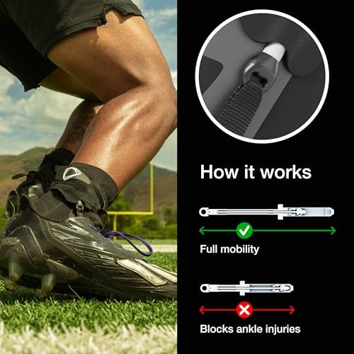 BETTERGUARDS 2.0 Ankle Brace, Lightweight Compression for Sprains & Recovery, Basketball, Football & All-Sports, Men & Women - Black (L, Left)