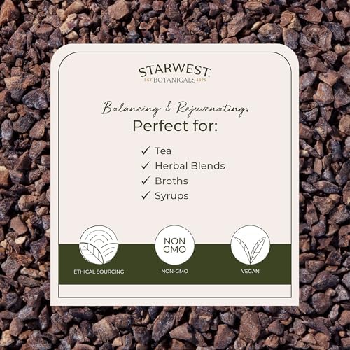 Starwest Botanicals Organic Elecampane Root - Dried Loose Herb for Tea & Herbal Blends, Cut & Sifted, Certified Kosher, Non-GMO - Bulk 1 lb Bag