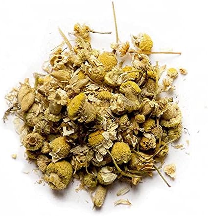 Organic Chamomile Whole Flower, Loose Leaf, Tea Leaves, 4oz (Packaging may vary)