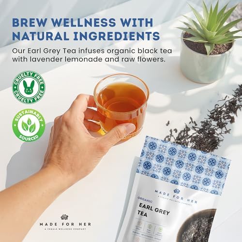 Earl Grey Loose Leaf Tea – Premium Black Tea with Citrus Bergamot – Aromatic Loose Leaf Earl Grey Tea in Convenient Resealable Bag – An Ideal Gift for Discerning Tea Enthusiasts - 4 oz