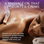 Lavender Massage Oil for Skin, Luxury Aromatherapy & Romantic Massage Oil for Date Night, Relaxing & Hydrating Skin, 2-Pack