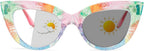 Women Photochromic Cat Eye Reading Glasses Female Retro Reader Trendy Smart Color Changing Presbyopia Sunglasses N47