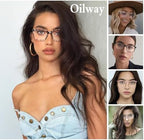 Oilway Blue-Light Blocking Glasses for Women Men - 3Pack Computer Reading/Gaming/TV/Phones Glasses Anti Eyestrain