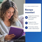Pure Encapsulations Bacopa Monnieri | Supplement for Brain, Memory, Concentration, and Stress Support* | 180 Capsules