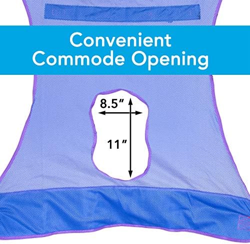 ProBasics Full Body Patient Lift Sling with Commode Opening - Four Point Mesh Sling for Patient Transfers - Supports up to 450 lbs. - Extra Large