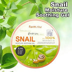 FARMSTAY Moisture Soothing Gel Snail 10.14 oz. /300ml Hydrates & Soothes for Moisture