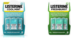 Listerine Pocketpaks Cool Mint Breath Strips 72 Count + 3 Packs Listerine Freshburst Breath Strips 24 Count Each