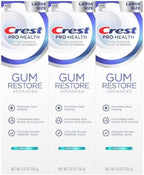 Crest Pro-Health Advanced Gum Restore Deep Clean Toothpaste 4.8 oz Pack of 3 -Anticavity, Antibacterial Flouride Toothpaste, Clinically Proven, Gum and Enamel Protection