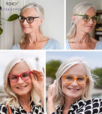 Eyekepper 4-pack Reading Glasses for Women Cat-eye Style Rhinestone Readers +2.75