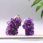 Natural Quartz Amethyst Cluster Stones Specimen Home Decoration Crafts Purple Crystal Mineral Sample 1Pcs,Crystsl Cluster,20-30 (1pcs)