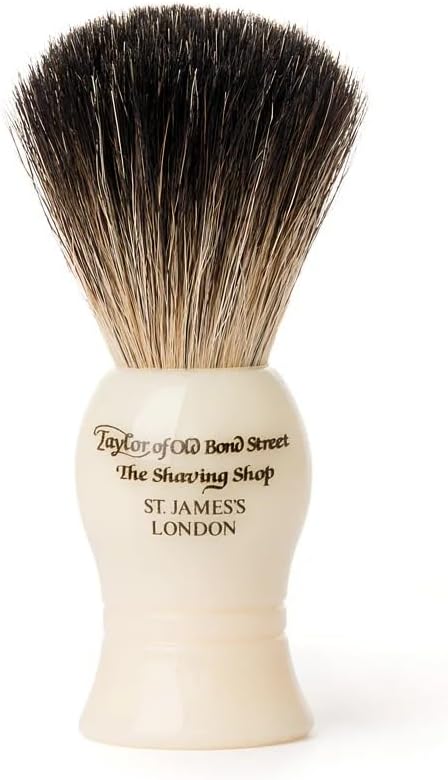 Taylor of Old Bond Street Imitation Ivory (9.5cm) Pure Badger Shaving Brushes
