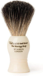 Taylor of Old Bond Street Imitation Ivory (9.5cm) Pure Badger Shaving Brushes
