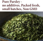 The Spice Way Parsley Flakes - Burst of Freshness in Every Dish! (1 oz) Dried Chopped Leaf - Non -GMO & Vegan-Friendly