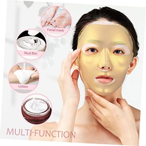 minkissy 15pcs Reusable Silicone Face Mask Covers Prevent Serum Evaporation Comfortable Design Ear Hooks for Moisturizing Facial Treatments and Spa Use