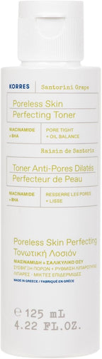 KORRES SANTORINI GRAPE Refining Tonic for Smooth and Radiant Skin Against Impurities, Vegan, 125 ml