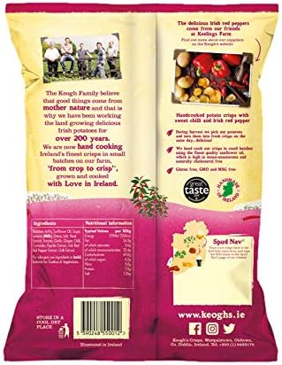 Keogh's Sweet Chilli and Irish Red Pepper Crisps 50g x 3