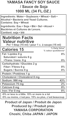Yamasa Soy Sauce, spicy, 34.0 Fl Oz
