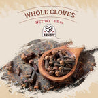 52USA Cloves Whole 3.5 oz (Pack of 1), Great for Food, Tea, Baking and Meats, All Natural | Non GMO | Kosher | Vegan | Gluten Free