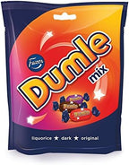 10 Bags x 220g of Fazer Dumle Mix - (Original - Dark - Licorice) - Finnish - Milk Chocolate - Chocolates - Pralines - Candies - Sweets